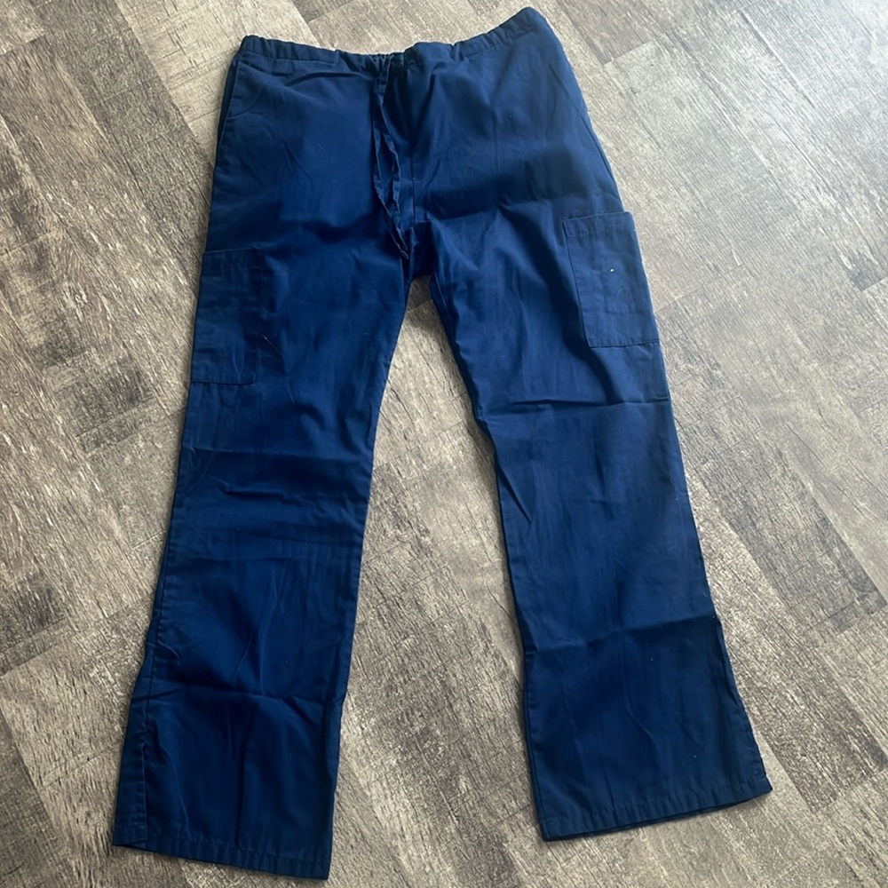 Navy scrub pant